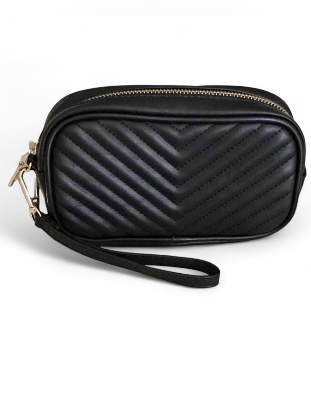 NWOT Steve Madden Black Quilted Belt Bag